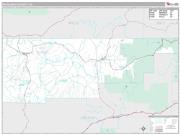 Rio Blanco County, CO <br /> Wall Map <br /> Premium Style 2024 Map