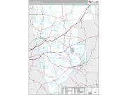 Tolland County, CT <br /> Wall Map <br /> Premium Style 2024 Map