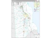 Kent County, DE <br /> Wall Map <br /> Premium Style 2024 Map