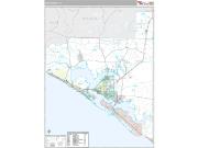 Bay County, FL <br /> Wall Map <br /> Premium Style 2024 Map