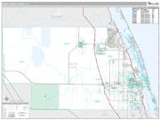 Indian River County, FL <br /> Wall Map <br /> Premium Style 2024 Map