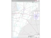 Jefferson County, FL <br /> Wall Map <br /> Premium Style 2024 Map
