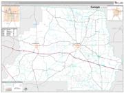 Madison County, FL <br /> Wall Map <br /> Premium Style 2024 Map