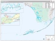Monroe County, FL <br /> Wall Map <br /> Premium Style 2024 Map