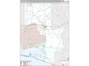 Walton County, FL <br /> Wall Map <br /> Premium Style 2024 Map