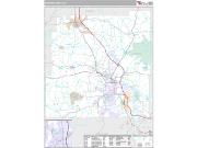 Bartow County, GA <br /> Wall Map <br /> Premium Style 2024 Map