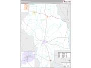Berrien County, GA <br /> Wall Map <br /> Premium Style 2024 Map