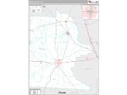 Brooks County, GA <br /> Wall Map <br /> Premium Style 2024 Map