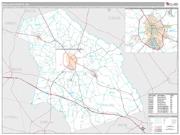 Bulloch County, GA <br /> Wall Map <br /> Premium Style 2024 Map