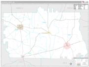 Calhoun County, GA <br /> Wall Map <br /> Premium Style 2024 Map