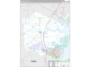 Camden County, GA <br /> Wall Map <br /> Premium Style 2024 Map