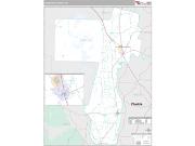 Charlton County, GA <br /> Wall Map <br /> Premium Style 2024 Map