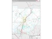 Cherokee County, GA <br /> Wall Map <br /> Premium Style 2024 Map