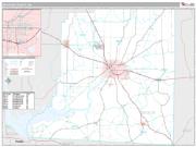 Decatur County, GA <br /> Wall Map <br /> Premium Style 2024 Map