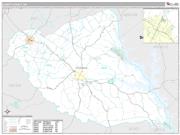 Elbert County, GA <br /> Wall Map <br /> Premium Style 2024 Map