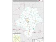 Emanuel County, GA <br /> Wall Map <br /> Premium Style 2024 Map