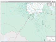 Fannin County, GA <br /> Wall Map <br /> Premium Style 2024 Map