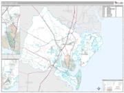 Glynn County, GA <br /> Wall Map <br /> Premium Style 2024 Map