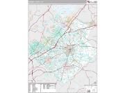 Gwinnett County, GA <br /> Wall Map <br /> Premium Style 2024 Map