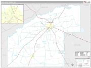 Jeff Davis County, GA <br /> Wall Map <br /> Premium Style 2024 Map