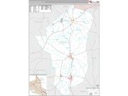 Jefferson County, GA <br /> Wall Map <br /> Premium Style 2024 Map