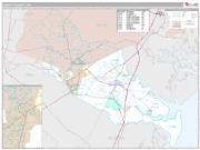 Liberty County, GA <br /> Wall Map <br /> Premium Style 2024 Map