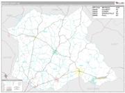 Madison County, GA <br /> Wall Map <br /> Premium Style 2024 Map