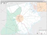 Putnam County, GA <br /> Wall Map <br /> Premium Style 2024 Map