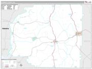 Stewart County, GA <br /> Wall Map <br /> Premium Style 2024 Map