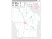 Terrell County, GA <br /> Wall Map <br /> Premium Style 2024 Map