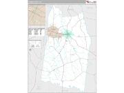 Toombs County, GA <br /> Wall Map <br /> Premium Style 2024 Map