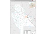 Ware County, GA <br /> Wall Map <br /> Premium Style 2024 Map