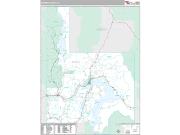 Bonner County, ID <br /> Wall Map <br /> Premium Style 2024 Map