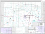 Bureau County, IL <br /> Wall Map <br /> Premium Style 2024 Map