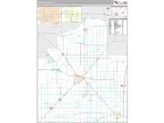 Christian County, IL <br /> Wall Map <br /> Premium Style 2024 Map