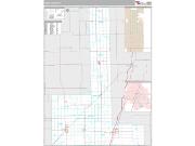 Ford County, IL <br /> Wall Map <br /> Premium Style 2024 Map