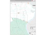 Gallatin County, IL <br /> Wall Map <br /> Premium Style 2024 Map