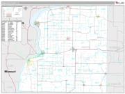 Hancock County, IL <br /> Wall Map <br /> Premium Style 2024 Map