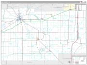 Lee County, IL <br /> Wall Map <br /> Premium Style 2024 Map