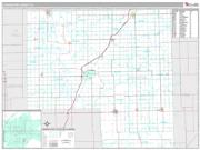 Livingston County, IL <br /> Wall Map <br /> Premium Style 2024 Map