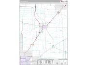 Logan County, IL <br /> Wall Map <br /> Premium Style 2024 Map