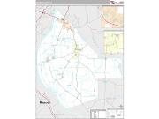 Monroe County, IL <br /> Wall Map <br /> Premium Style 2024 Map