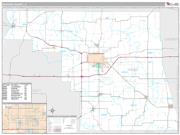 Morgan County, IL <br /> Wall Map <br /> Premium Style 2024 Map
