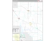 Moultrie County, IL <br /> Wall Map <br /> Premium Style 2024 Map