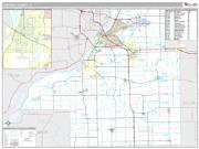 Tazewell County, IL <br /> Wall Map <br /> Premium Style 2024 Map