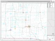 Wayne County, IL <br /> Wall Map <br /> Premium Style 2024 Map