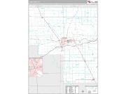 Cass County, IN <br /> Wall Map <br /> Premium Style 2024 Map