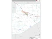 Decatur County, IN <br /> Wall Map <br /> Premium Style 2024 Map