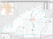 Gibson County, IN <br /> Wall Map <br /> Premium Style 2024 Map