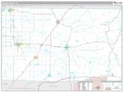 Greene County, IN <br /> Wall Map <br /> Premium Style 2024 Map